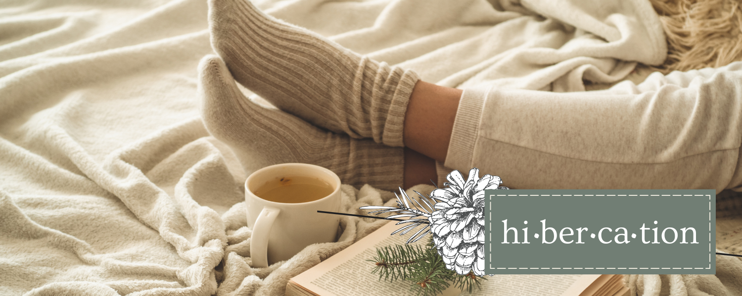 Hibercation Hibercation photo of comfy slippers, book and warm drink in a mug