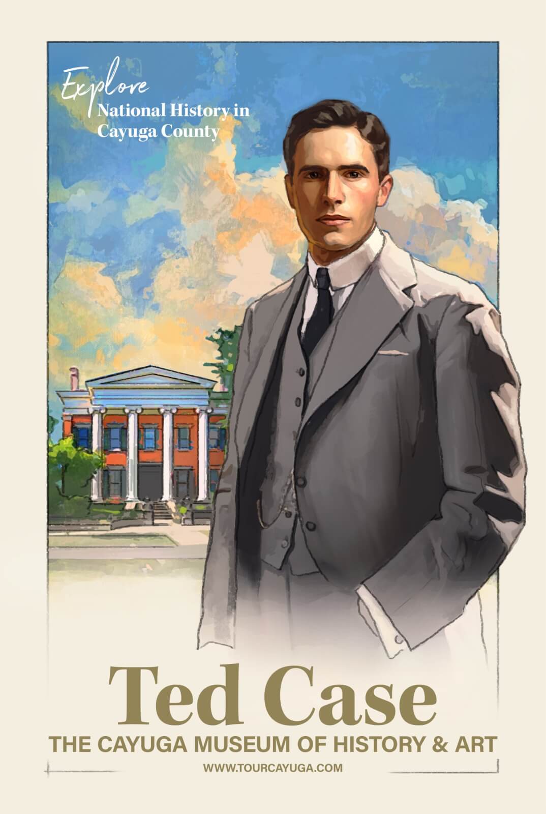 Plan Your Vacation: Experiences For Every Kind Of Traveler Illustration of Ted Case, the inventor of sound on film