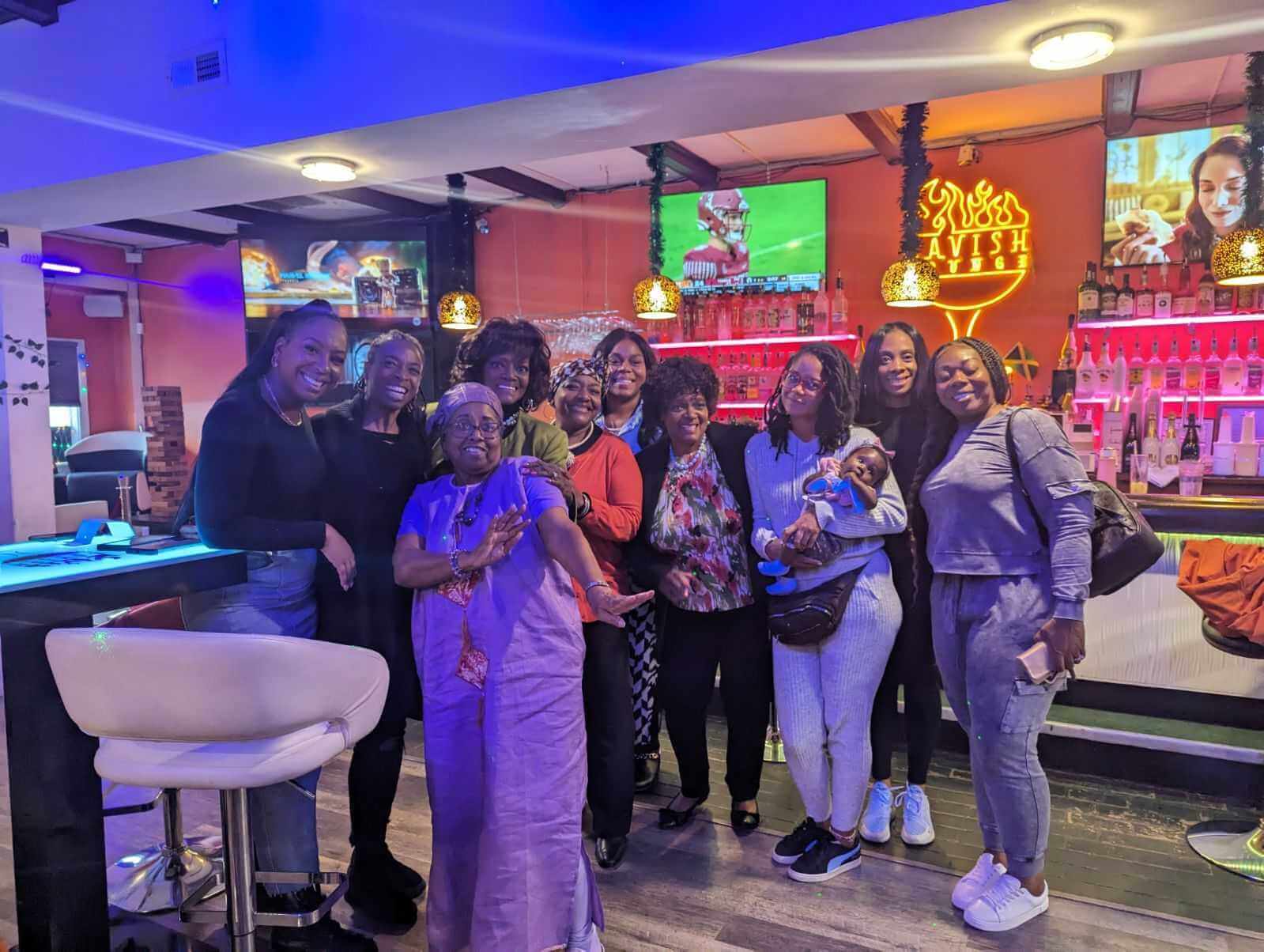 National Black Business Month Celebrated in Harriet Tubman's Chosen Home Town group of people inside of lavish lounge