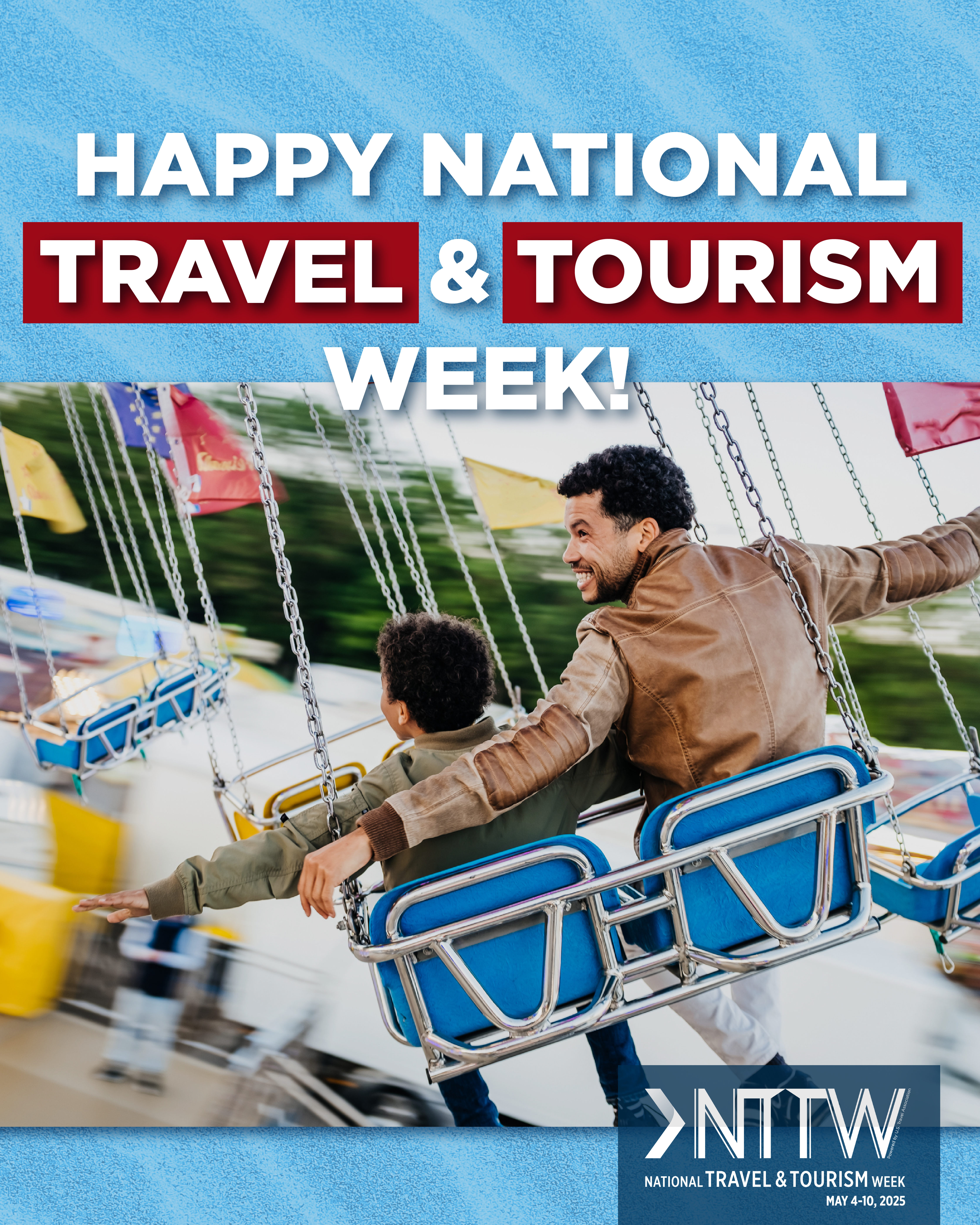 Celebrating National Travel and Tourism Week in Cayuga County-2025 Happy National Travel and Tourism Week Banner