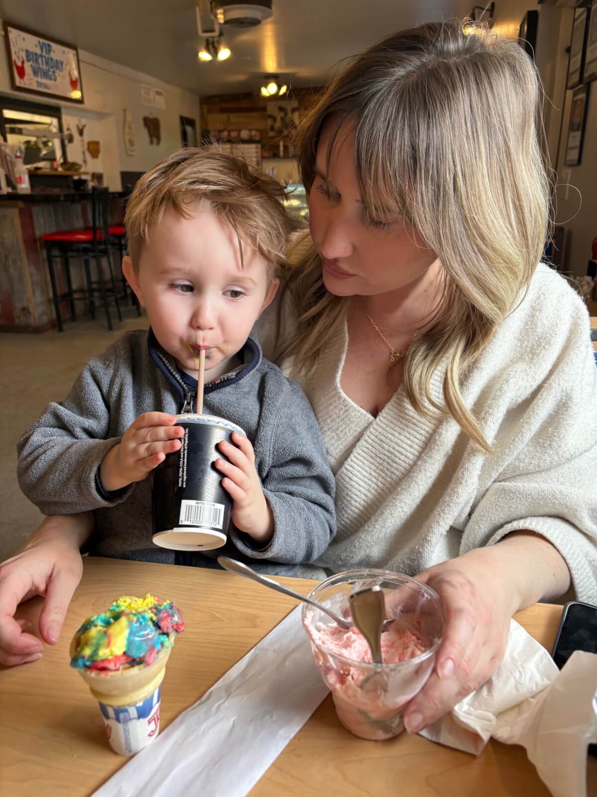 You Know Summer is Near When the Ice Cream Windows Open 