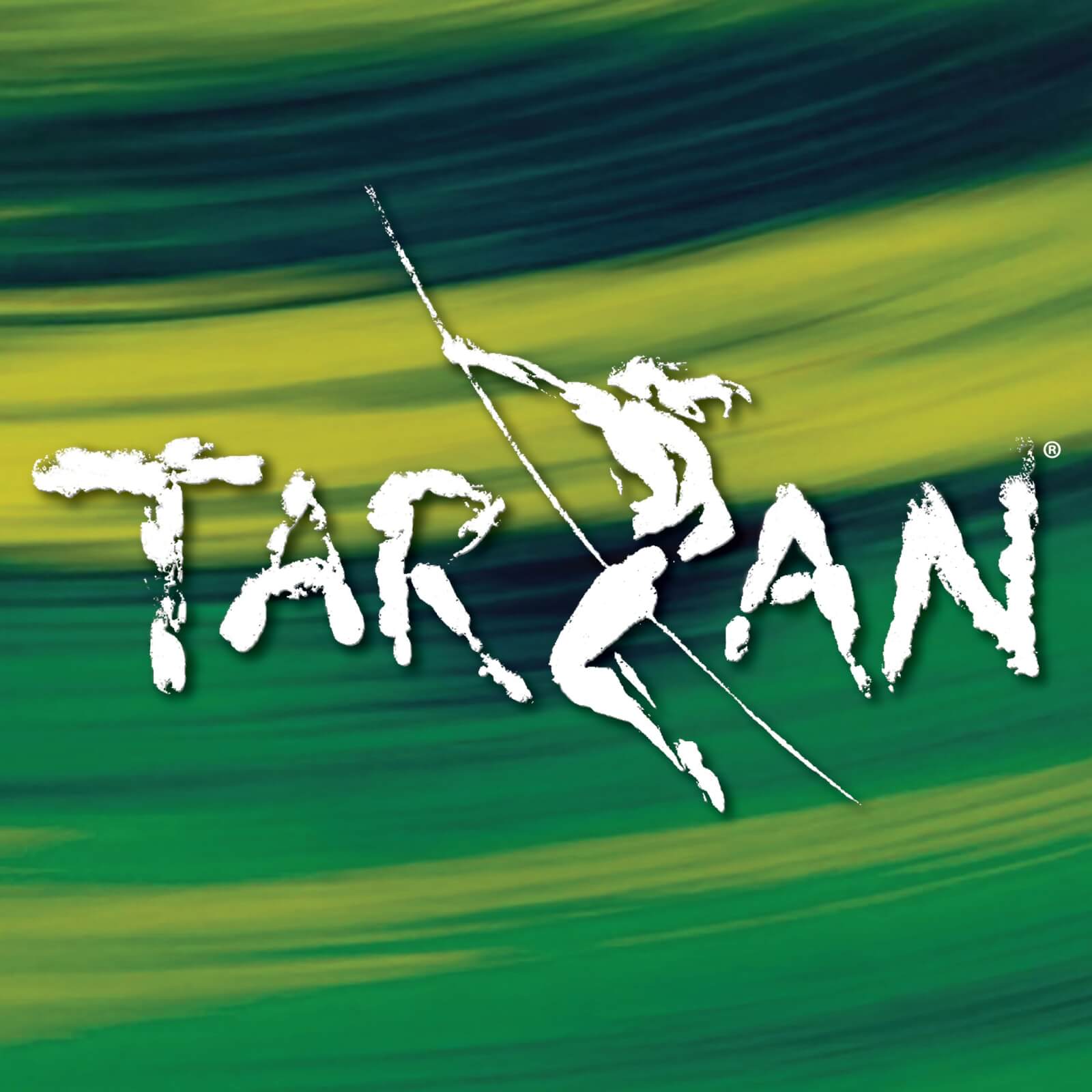 Broadway in the Finger Lakes Returns-2026 Tarzan on a green backdrop