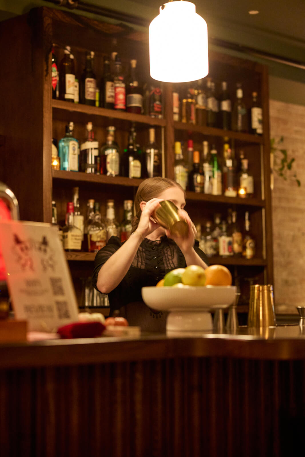 bartender creating a mocktail at Roast and toast