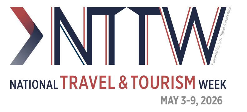 Logo for National Travel and Tourism Week