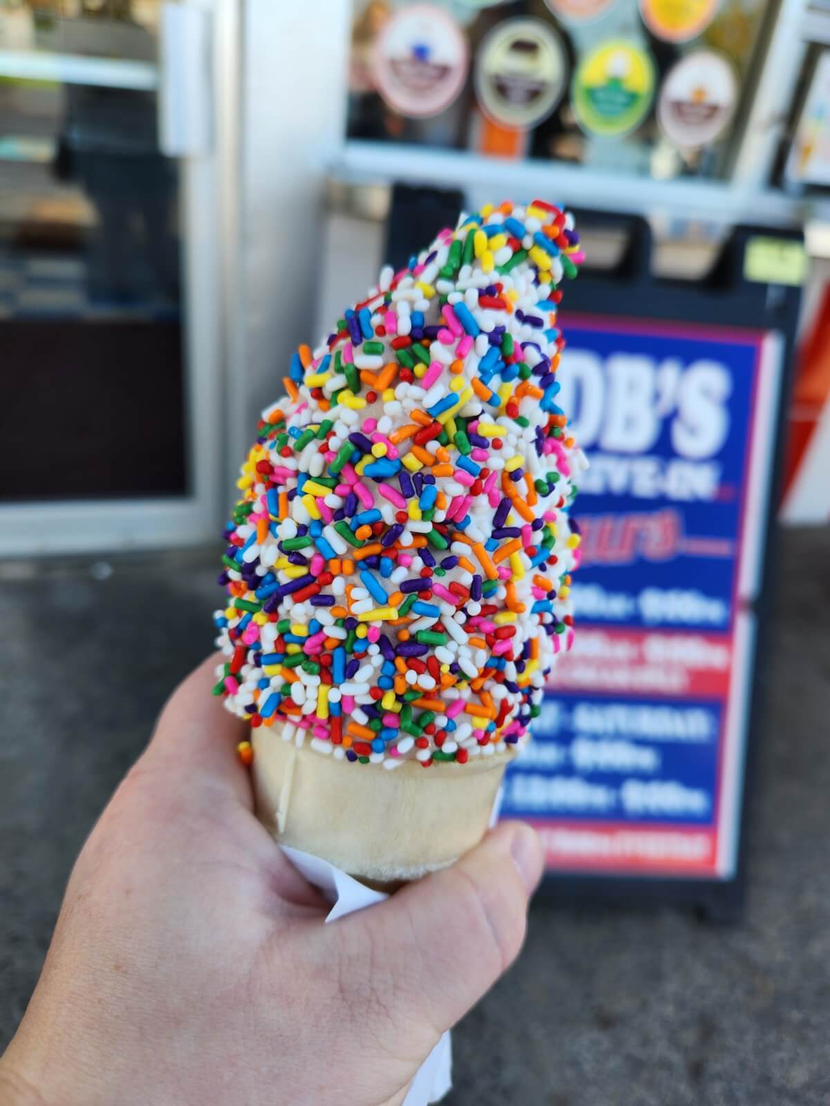 You Know Summer is Near When the Ice Cream Windows Open 