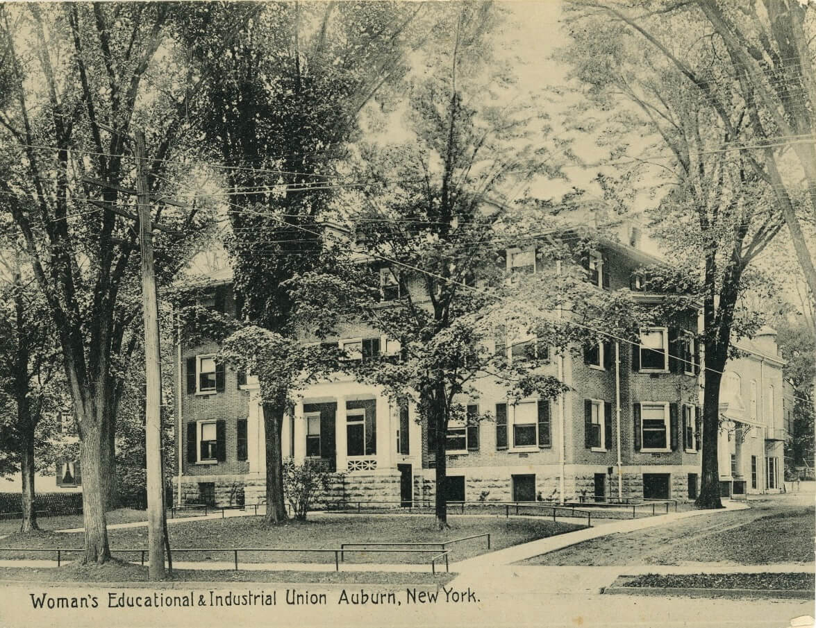 old photo of the exterior of the WEIU 