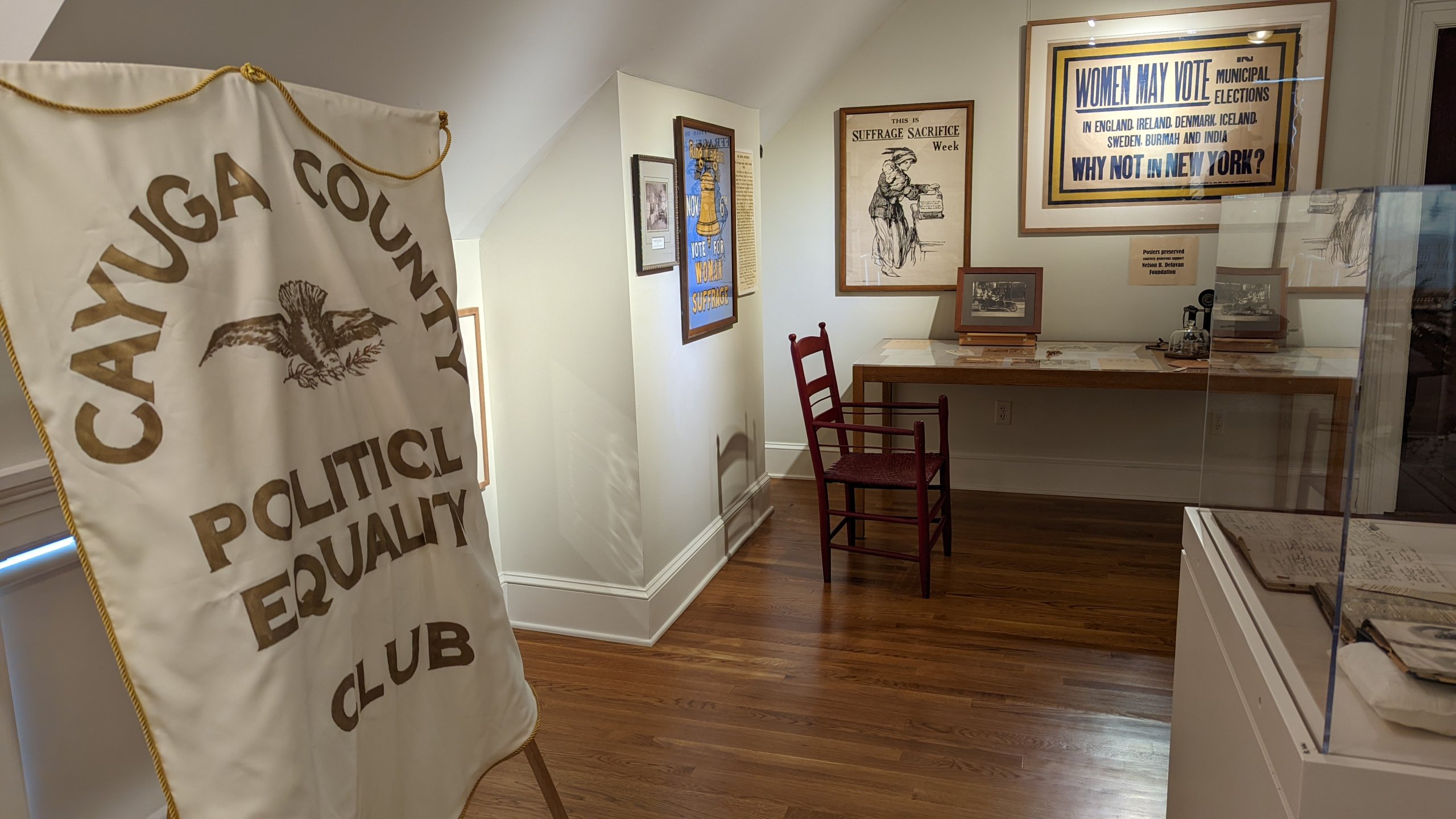 Stone Store Museum interior of Women's History artifacts