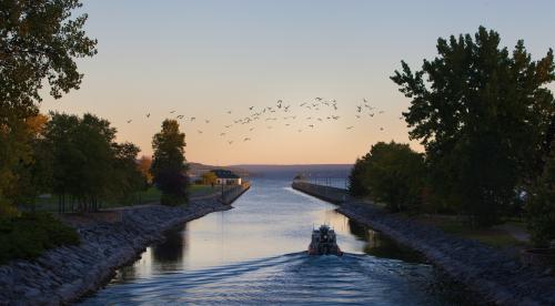 Sunset on Owasco Lake